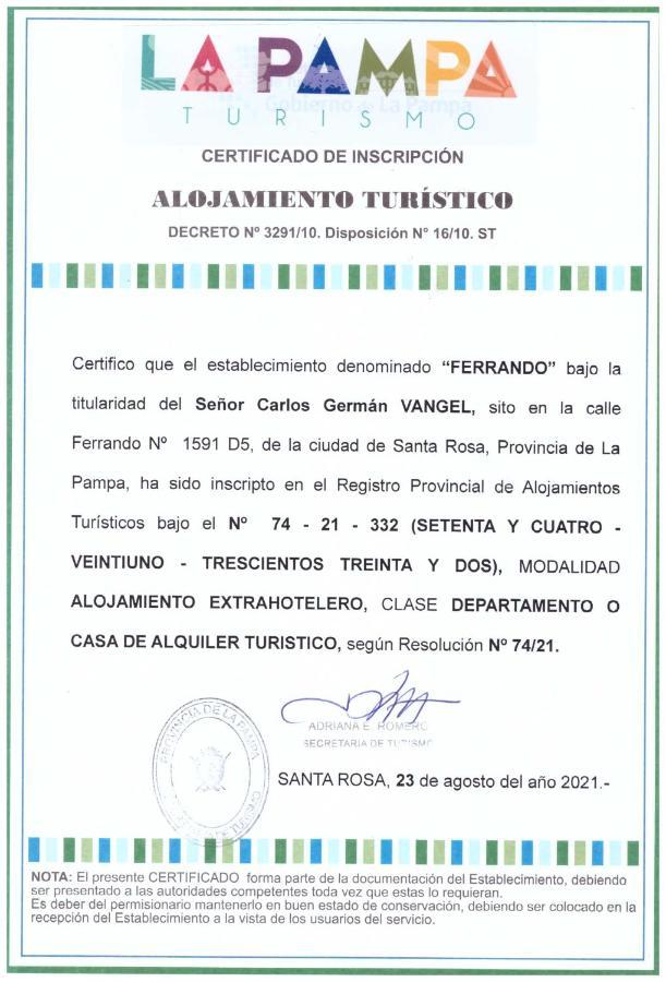 Departamentos Ferrando Apartment Santa Rosa  Bagian luar foto